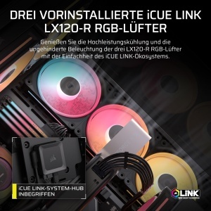 Carcasa PC Corsair 3500X LX-R RGB, Mid-Tower, 3 ventilatoare RGB, Negru - Img 3