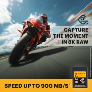 Card de memorie CFexpress Tip A Kodak 360 GB, viteza 1700 MBs, compatibil 8K4K - Img 3