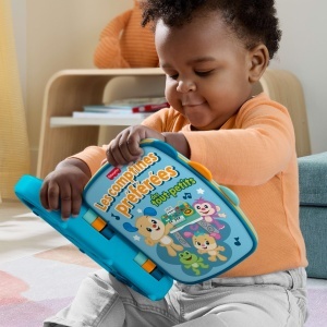 Carte muzicala Fisher-Price cu 5 cantece, lumini si sunete, pentru bebelusi - Img 3