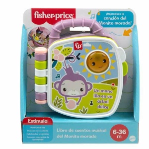 Carte muzicala Fisher-Price JFN09 cu lumini si sunete, pentru bebelusi si copii