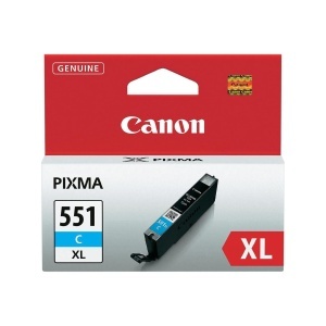 Cartus Cerneala Canon CLI-551XL C, Capacitate Mare, Cyan, 22 ml