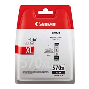 Cartus Cerneala Canon PGI-570XL, 22ml, Negru, Pana la 500 Pagini - Img 3
