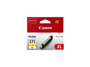 Cartus de Cerneala Canon CLI-571 XL Y, 11 ml, Culoare Galbena, Inalta Capacitate