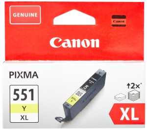 Cartus imprimanta Canon CLI-551XL, 11ml, culoare galbena, original