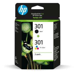 Cartuse imprimanta HP 301 Multipack Original N9J72AE Negru si Tricolor