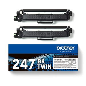 Cartuse Toner Brother TN-247BKTWIN, 2 bucati, negru, 6000 pagini - Img 2