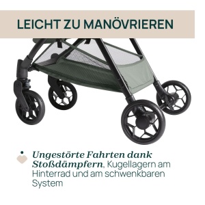 Carucior Chicco Urbino Verde Pliabil cu o mana Spatar reglabil Protectie UV50 - Img 6