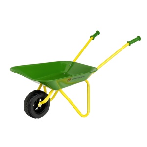 Carucior de gradina John Deere 3983 din metal, 10 kg, roti stabile