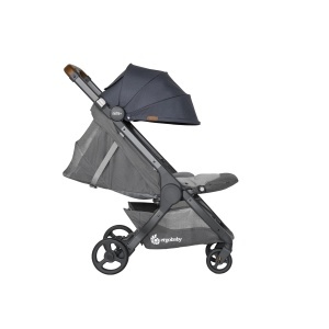 Carucior Ergobaby Metro Deluxe Pliabil Compatibil cu Scaun Auto London Grey - Img 5