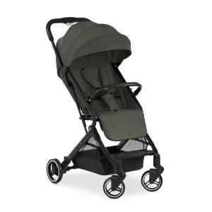Carucior Hauck Travel N Care Dark Olive compact si usor cu functie de inclinare si protectie solara UPF 50