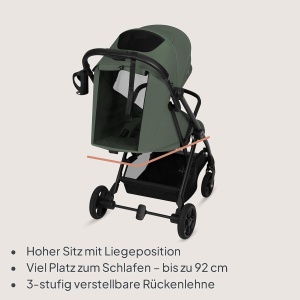 Carucior Lionelo Tansi, compact, pliabil, pana la 22 kg - Img 3