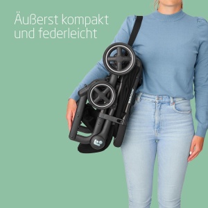 Carucior Maxi-Cosi Lara2 Essential Black compact 0-4 ani 0-22 kg - Img 2