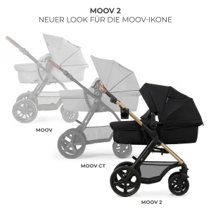 Carucior multifunctional Kinderkraft MOOV2 3 in 1, negru, pana la 27 kg - Img 9