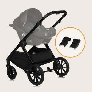 Carucior multifunctional Lionelo Layla 2 in 1 0-48 luni roti PU pivotante suspensie completa - Img 3