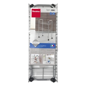 Carucior multifunctional Metaltex 3 etaje, inox, 41 x 23 x 63 cm - Img 2