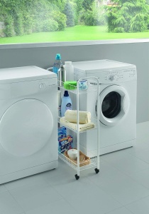 Carucior multifunctional Metaltex 341403, 3 etaje, 56x23x84 cm, design ingust - Img 5