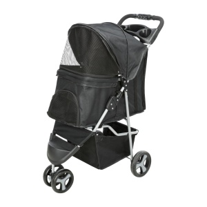 Carucior pentru caini TRIXIE 28958, 47 100 80 CM, negru, 4,6 kg