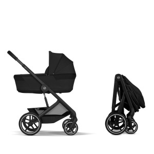 Carucior pentru copii CYBEX Balios S Lux cu landou pliabil, Negru - Img 9