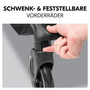 Carucior pentru copii Hauck Shop N Care, Pannensicher, Culoare Gri, Greutate 8.5 kg - Img 9