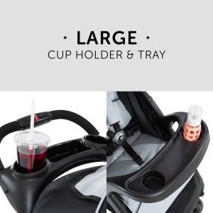 Carucior pentru copii hauck Shopper Neo II, Negru-Gri, cu pozitie de culcare, 22 kg - Img 3