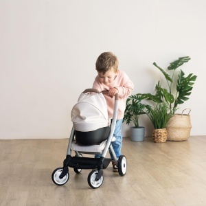 Carucior pentru papusi Smoby Maxi-Cosi 3-in-1, design original, pentru papusi pana la 42 cm - Img 2