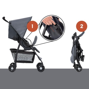 Carucior sport hauck Federleichter, 5.9 kg, compact, gri - Img 6
