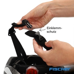 Casca de bicicleta Fischer Hawaii, SM, 54-59 cm, alba cu roz - Img 5