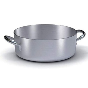 Casserola cu 2 manere Ballarini 7016, 40 cm, Aluminium, Gri
