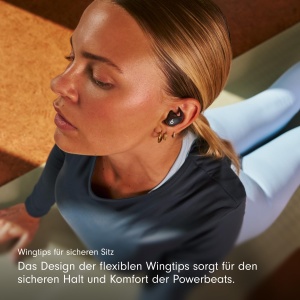 Casti audio Beats Powerbeats Fit - Noise Cancelling, IPX4, 30 ore autonomie, Negru - Img 3