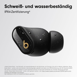Casti audio Beats Studio Buds , Noise Cancelling, Bluetooth, NegruGold - Img 9