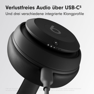 Casti audio Beats Studio Pro, Noise Cancelling, 40 ore autonomie, USB-C, Negru - Img 5