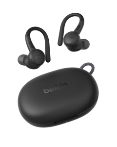 Casti audio Belkin SoundForm ActiveFit, Bluetooth, 36 ore autonomie, waterproof, negru