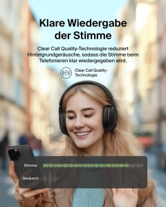 Casti audio Belkin SoundForm Isolate, Noise Cancelling, 60 ore autonomie, negru - Img 5