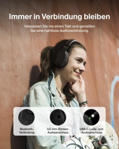 Casti audio Belkin SoundForm Surround, Noise Cancelling, 60 ore, Negru - Img 5