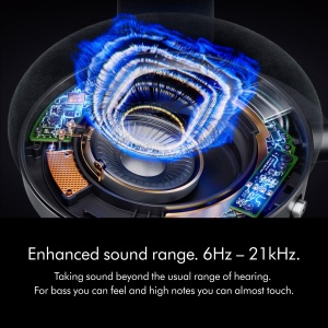 Casti audio Dyson OnTrac cu anulare activa a zgomotului, 55 ore autonomie, GalbenAluminiu - Img 4