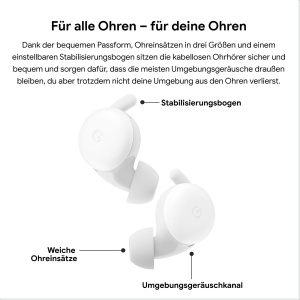 Casti audio Google Pixel Buds A-Series, Alb, Sunet de inalta calitate, Conectivitate Bluetooth - Img 6