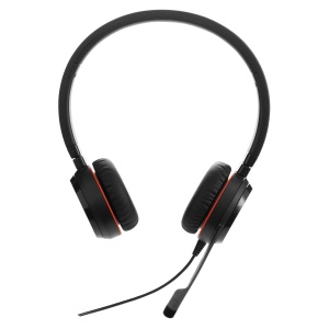 Casti audio Jabra Evolve 20 SE, cu microfon, USB-CA, negru, cu anulare zgomot