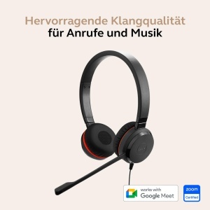 Casti audio Jabra Evolve 20 - Stereo, USB-CA, Negru - Img 5