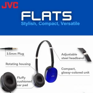 Casti audio JVC HA-S160A, negru, design compact, cu cablu de 1.2 m - Img 2