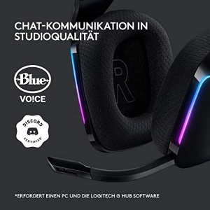 Casti audio Logitech G G733, wireless, LIGHTSYNC RGB, negru - Img 10