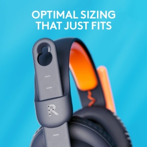 Casti audio Logitech Zone Learn, cu microfon, pentru copii, confortabile, 3,5 mm, bleu - Img 3