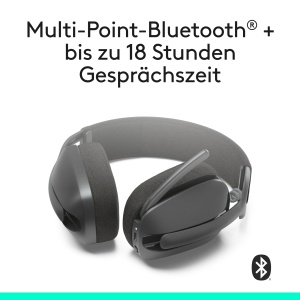 Casti audio Logitech Zone Vibe 100, wireless, 40 mm, usor, cu microfon - Img 6