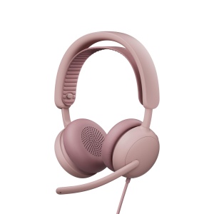 Casti audio Logitech Zone Wireless 2 ES pentru Business, Bluetooth, ANC, Roz - Img 1