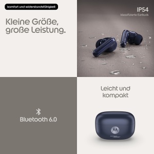 Casti audio Motorola Moto Buds 2 Plus cu sunet Bose, 32 ore autonomie, reducere zgomot - Img 6