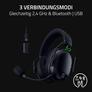 Casti audio Razer BlackShark V3 - Wireless, 50mm, Negru - Img 9