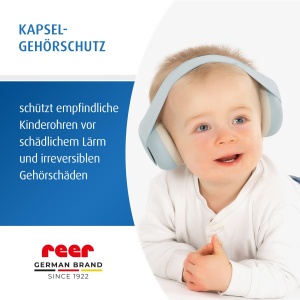Casti audio reer SilentGuard Baby, protectie sonora, ajustabile, bleu - Img 2