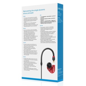Casti audio Sennheiser IE 100 Pro dinamice, sunet profesional, rosii - Img 4