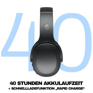 Casti audio Skullcandy Crusher Evo, bluetooth, 40 ore autonomie, negru - Img 3