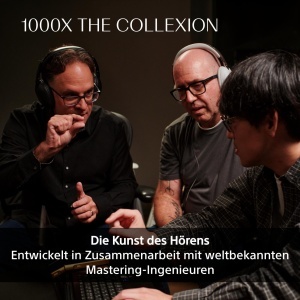 Casti audio Sony 1000X THE COLLEXION, Noise Cancelling, Hi-Res Sound, Negru - Img 3