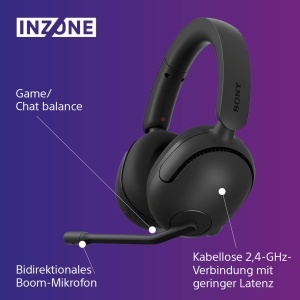 Casti audio Sony INZONE H5, wireless, 28 ore autonomie, negru - Img 7